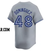 Seranthony Dominguez Youth Toronto Blue Jays Gray Limited Away Jersey