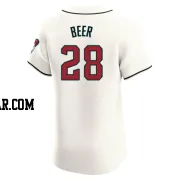 Seth Beer Men's Arizona Diamondbacks Cream Elite Home Jersey