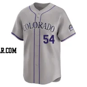 Seth Halvorsen Men's Colorado Rockies Gray Limited Road Jersey
