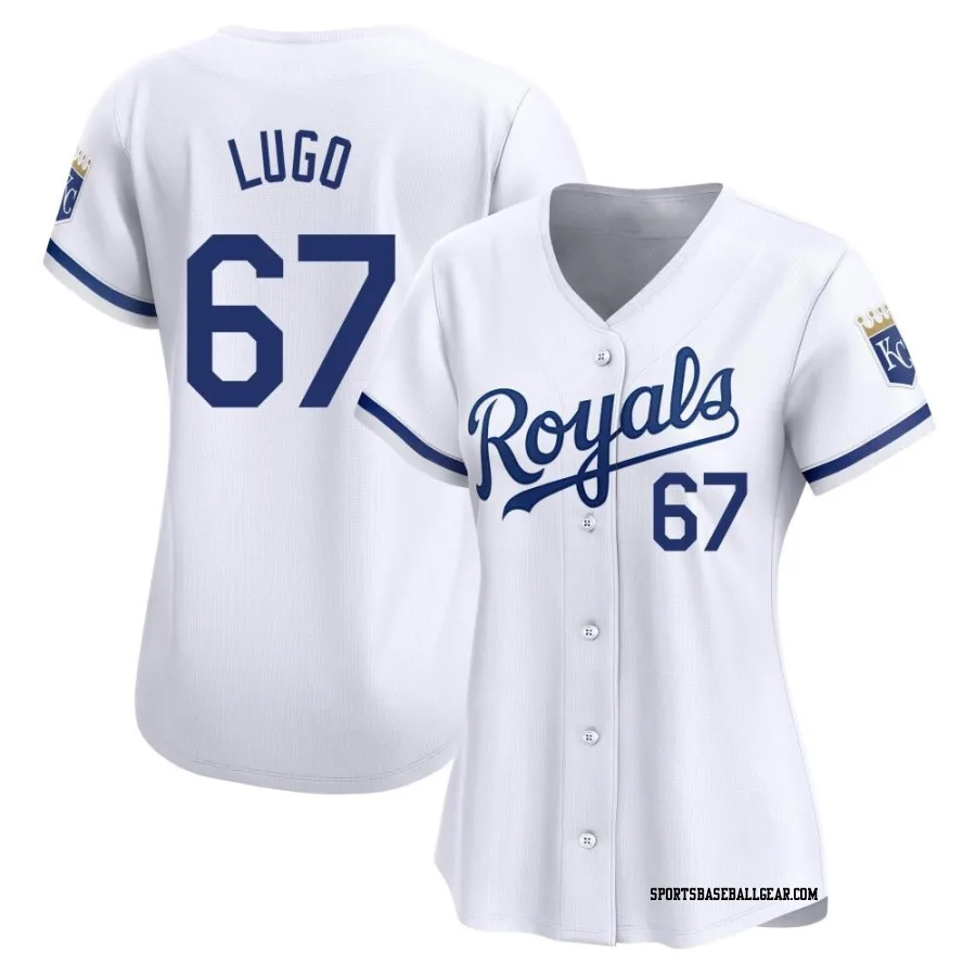 Seth Lugo Women's Kansas City Royals White Limited Home Jersey