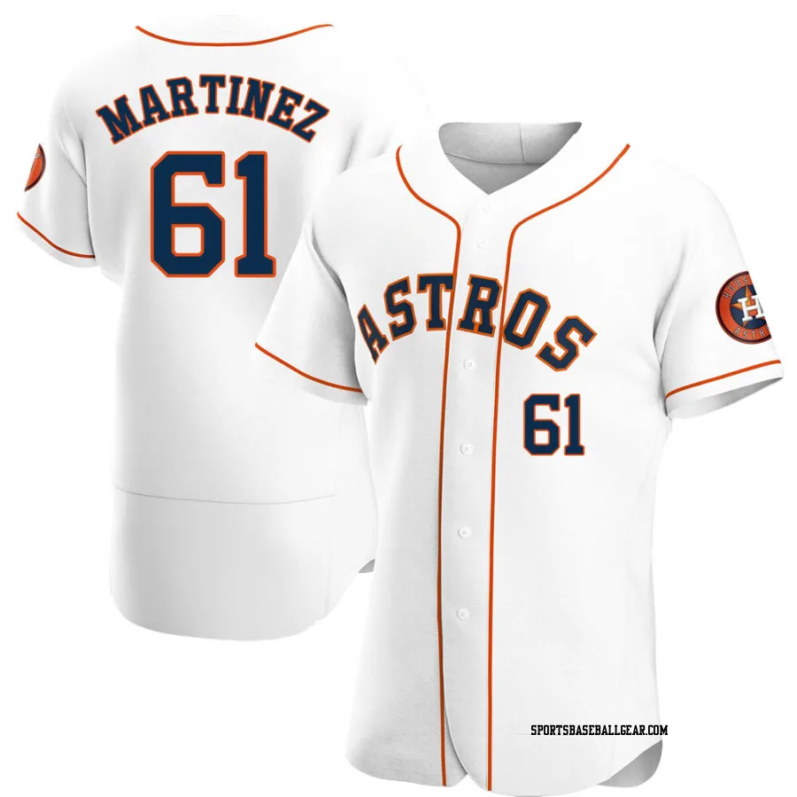 Seth Martinez Men's Houston Astros White Authentic Home Jersey