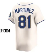 Seth Martinez Men's Seattle Mariners Cream Limited Alternate Jersey