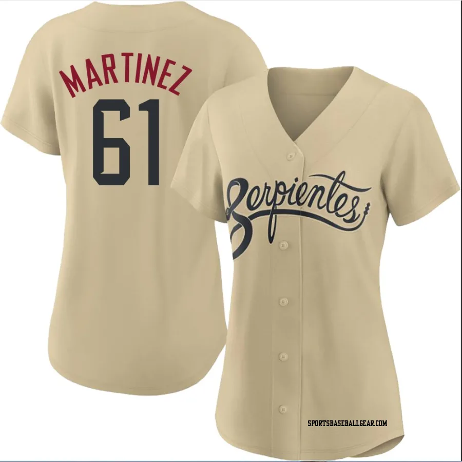 Seth Martinez Women's Arizona Diamondbacks Gold Replica 2021 City Connect Cool Base Jersey