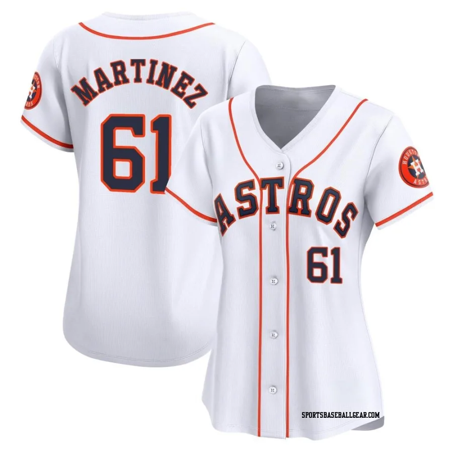 Seth Martinez Women's Houston Astros White Limited Home Jersey