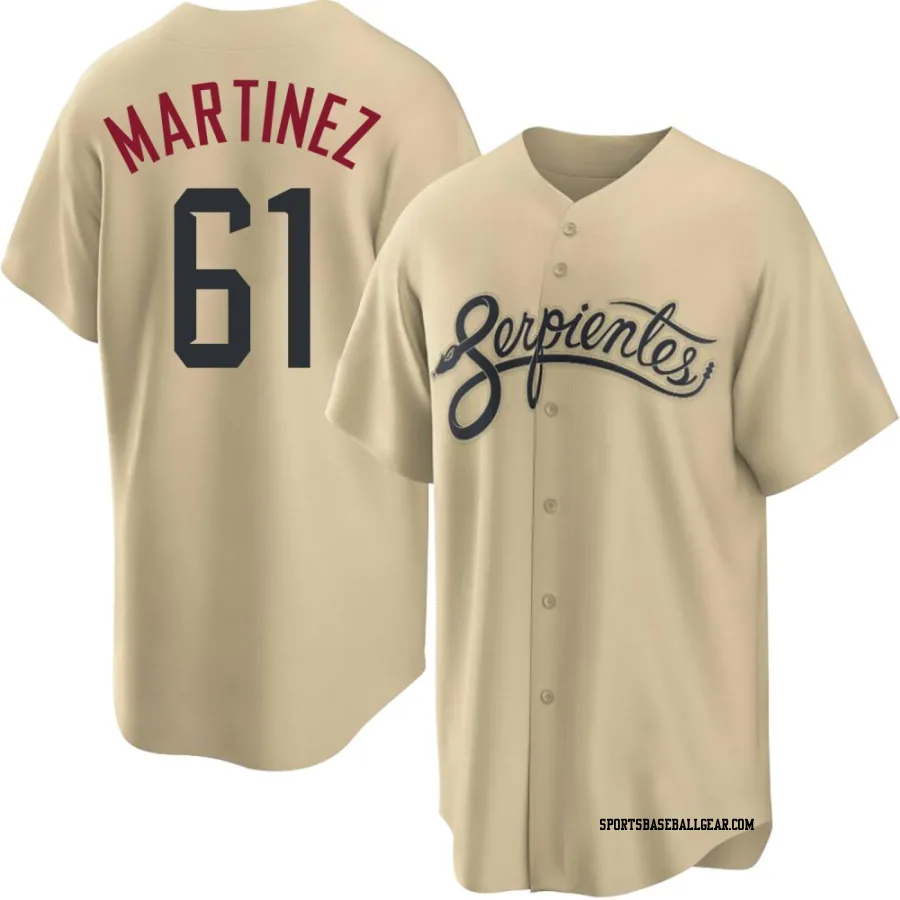 Seth Martinez Youth Arizona Diamondbacks Gold Replica 2021 City Connect Cool Base Jersey