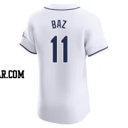 Shane Baz Men's Tampa Bay Rays White Elite Home Jersey