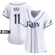 Shane Baz Women's Tampa Bay Rays White Limited Home Jersey