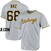 Shane Baz Youth Pittsburgh Pirates Gray Replica Road Jersey
