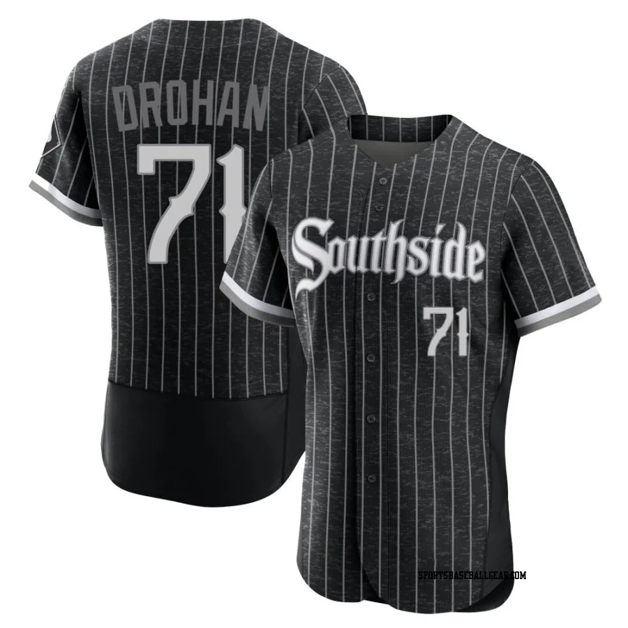 Shane Drohan Men's Chicago White Sox Black Authentic 2021 City Connect Jersey