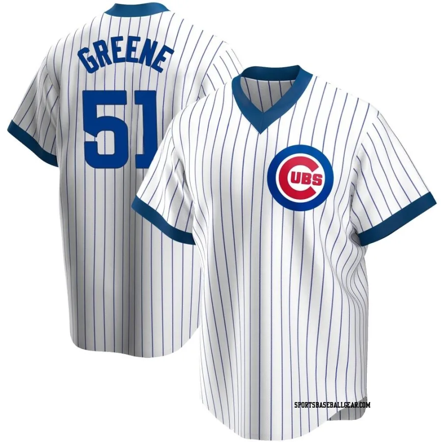 Shane Greene Youth Chicago Cubs White Replica Home Cooperstown Collection Jersey