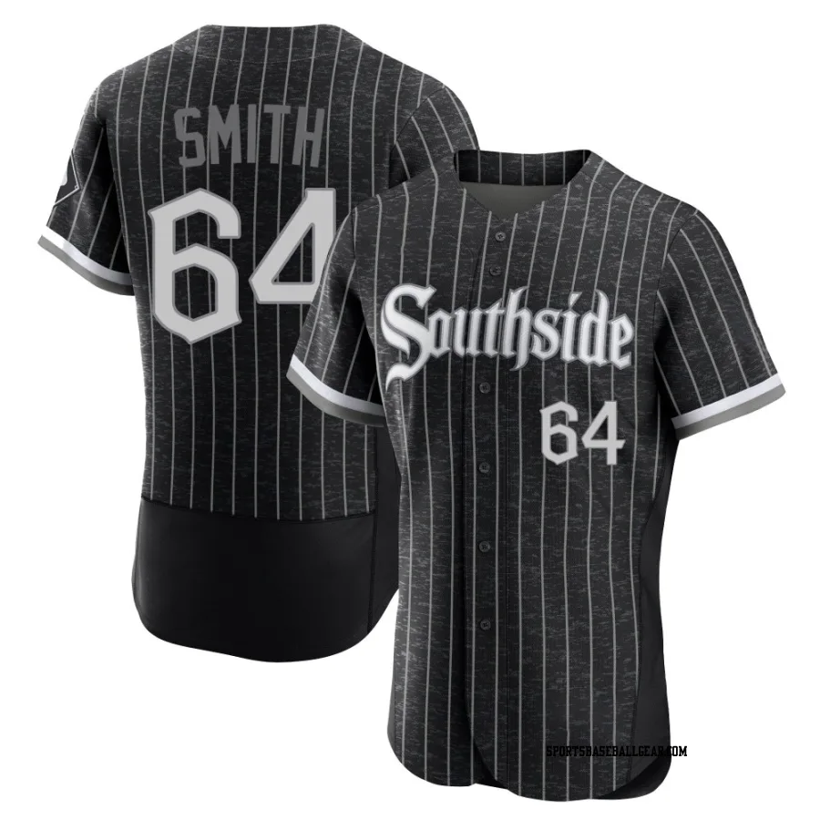 Shane Smith Men's Chicago White Sox Black Authentic 2021 City Connect Jersey