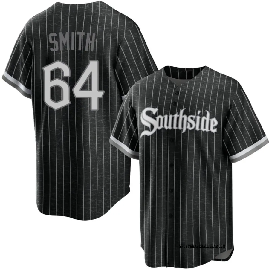 Shane Smith Men's Chicago White Sox Black Replica 2021 City Connect Jersey