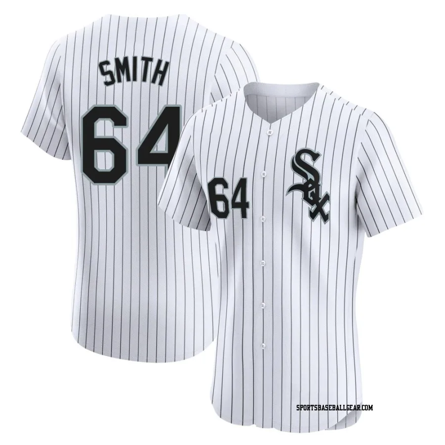 Shane Smith Men's Chicago White Sox White Elite Home Jersey