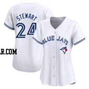 Shannon Stewart Women's Toronto Blue Jays White Limited Home Jersey