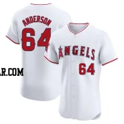 Shaun Anderson Men's Los Angeles Angels White Elite Home Jersey
