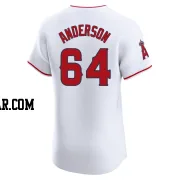Shaun Anderson Men's Los Angeles Angels White Elite Home Jersey