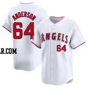 Shaun Anderson Men's Los Angeles Angels White Limited Home Jersey