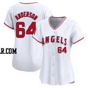 Shaun Anderson Women's Los Angeles Angels White Limited Home Jersey