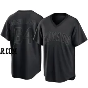 Shawn Armstrong Men's Chicago Cubs Black Replica Pitch Fashion Jersey