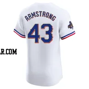 Shawn Armstrong Men's Texas Rangers Gold Elite White 2024 Collection Jersey