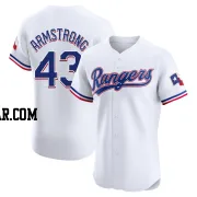 Shawn Armstrong Men's Texas Rangers White Elite Home Jersey