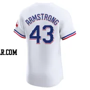 Shawn Armstrong Men's Texas Rangers White Elite Home Jersey