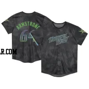 Shawn Armstrong Toddler Tampa Bay Rays Charcoal Limited 2024 City Connect Jersey
