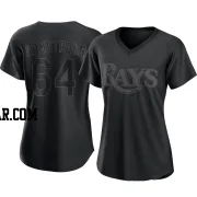 Shawn Armstrong Women's Tampa Bay Rays Black Replica Pitch Fashion Jersey