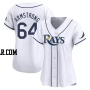 Shawn Armstrong Women's Tampa Bay Rays White Limited Home Jersey