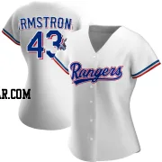 Shawn Armstrong Women's Texas Rangers White Replica Home 2023 World Series Champions Jersey
