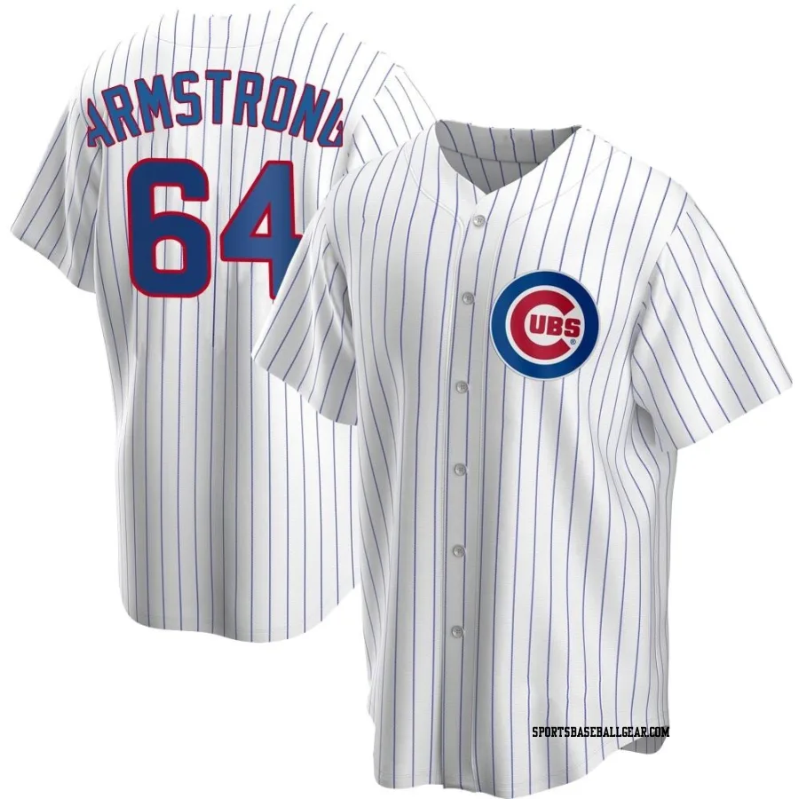 Shawn Armstrong Youth Chicago Cubs White Replica Home Jersey