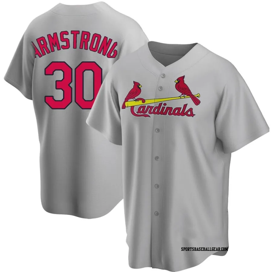 Shawn Armstrong Youth St. Louis Cardinals Gray Replica Road Jersey