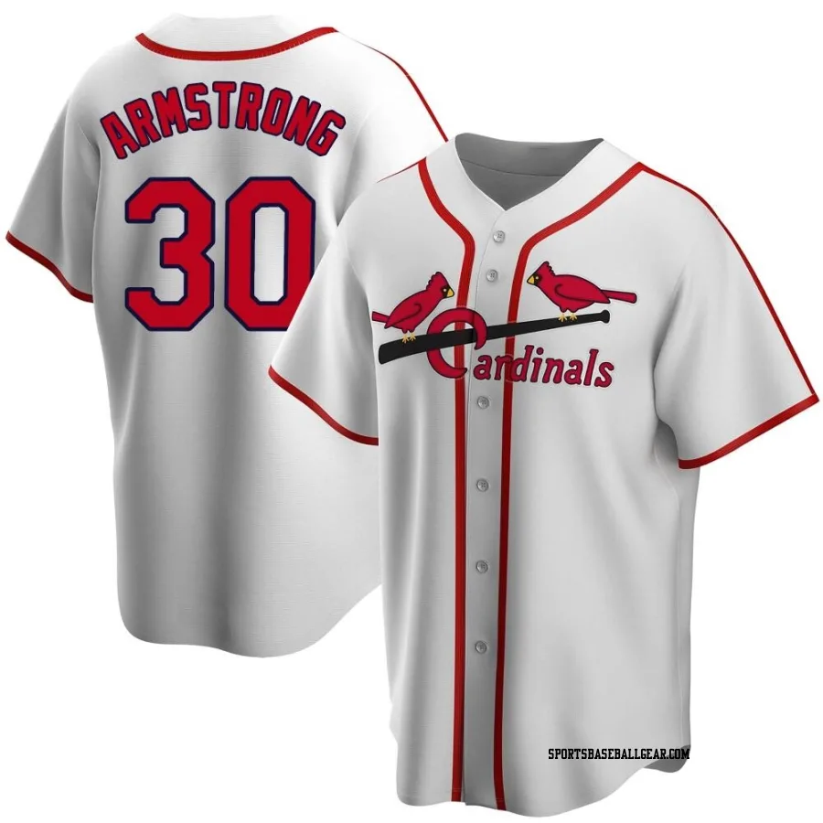Shawn Armstrong Youth St. Louis Cardinals White Home Cooperstown Collection Jersey