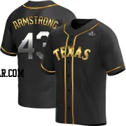 Shawn Armstrong Youth Texas Rangers Black Golden Replica Alternate 2023 World Series Jersey