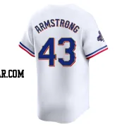 Shawn Armstrong Youth Texas Rangers Gold Limited White 2024 Collection Jersey