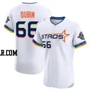 Shawn Dubin Men's Houston Astros White Elite 2025 City Connect Jersey