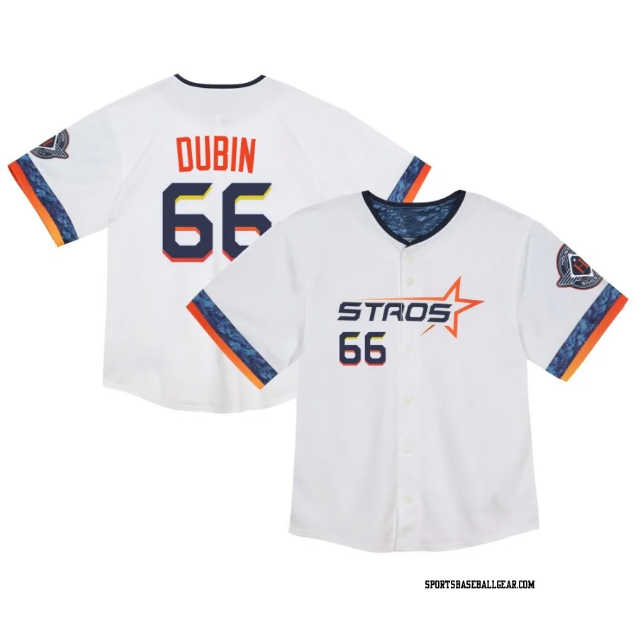 Shawn Dubin Toddler Houston Astros White Limited 2025 City Connect Jersey