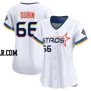 Shawn Dubin Women's Houston Astros White Limited 2025 City Connect Jersey