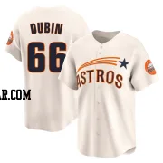 Shawn Dubin Youth Houston Astros Cream Limited Throwback Cooperstown Collection Jersey
