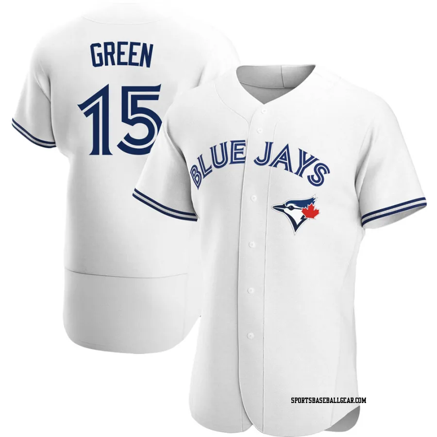 Shawn Green Men's Toronto Blue Jays White Authentic Home Jersey