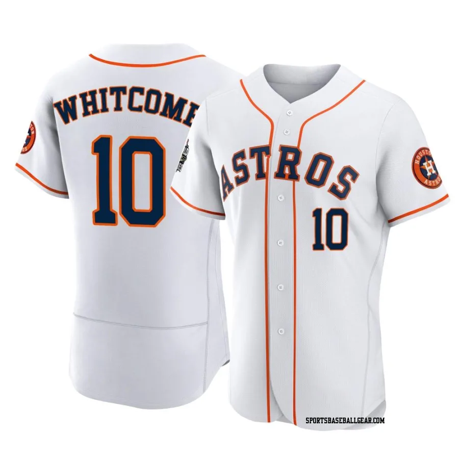 Shay Whitcomb Men's Houston Astros White Authentic 2022 World Series Home Jersey