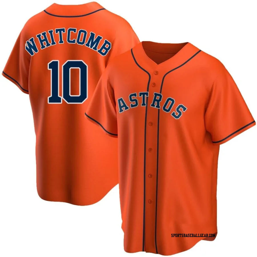 Shay Whitcomb Youth Houston Astros Orange Replica Alternate Jersey