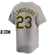 Shea Langeliers Youth Oakland Athletics Gray Limited Away Jersey