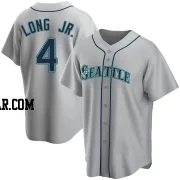 Shed Long Jr. Men's Seattle Mariners Gray Replica Road Jersey