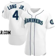 Shed Long Jr. Men's Seattle Mariners White Authentic Home Jersey