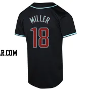 Shelby Miller Men's Arizona Diamondbacks Black Limited Alternate Jersey