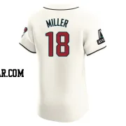 Shelby Miller Men's Arizona Diamondbacks Cream Elite Home Patch Jersey