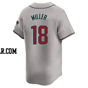 Shelby Miller Men's Arizona Diamondbacks Gray Limited Away Jersey