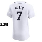Shelby Miller Men's Detroit Tigers White Elite Home Jersey