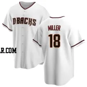 Shelby Miller Youth Arizona Diamondbacks White Replica Home Jersey